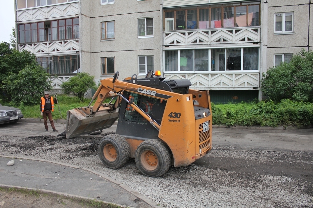 Ремонт асфальта на Древлянке